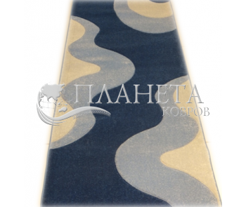 Синтетическая ковровая дорожка Friese Gold 7108 BLUE - высокое качество по лучшей цене в Украине